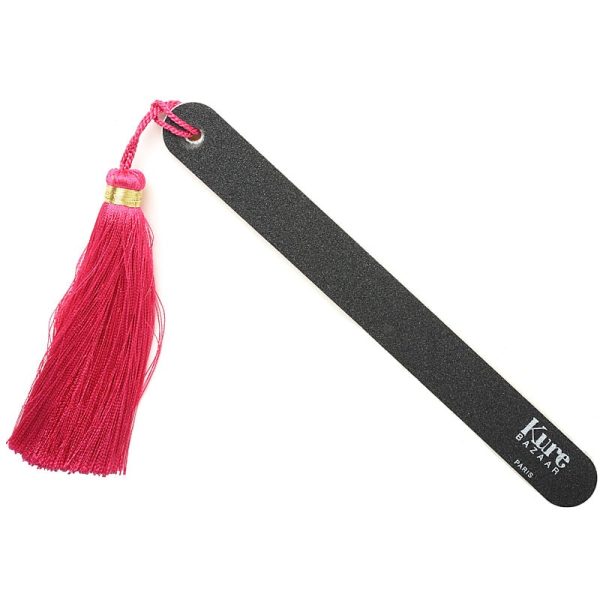 Gold Nail File with Pink Tassel Online - Image 2