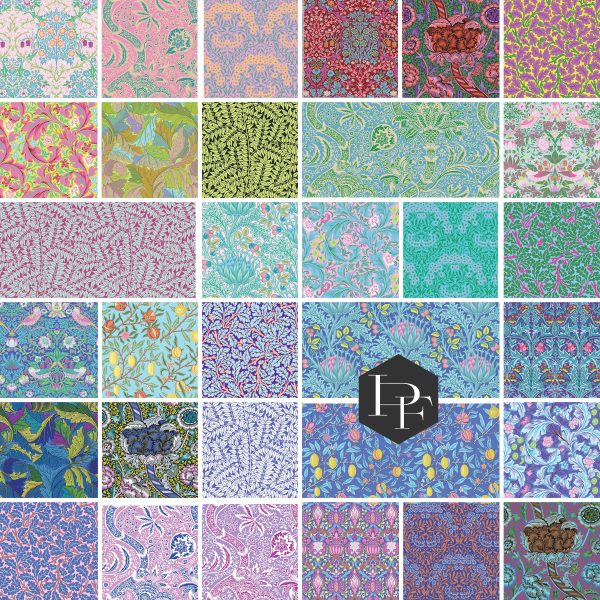 Kaffe x Morris & Co. Full Yard Bundle, 32 Pieces Hot on Sale
