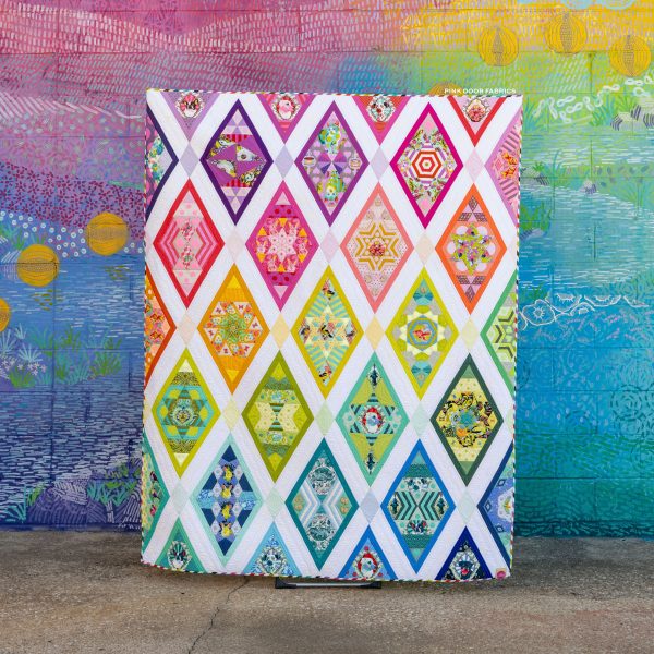 Limited Edition Queen of Diamonds Quilt Kit (Tula Pink) - Fabric Only Online