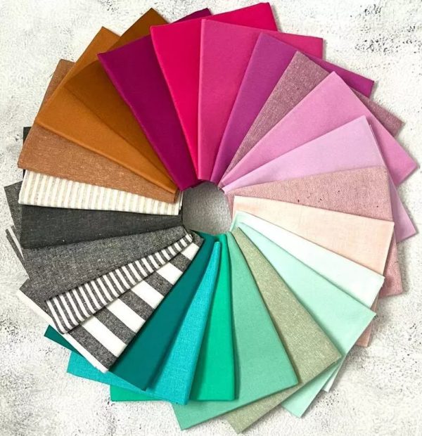 Lo & Behold Heirloom Colorstory Fat Quarter Bundle, 24 pcs - by Lo and Behold Cheap