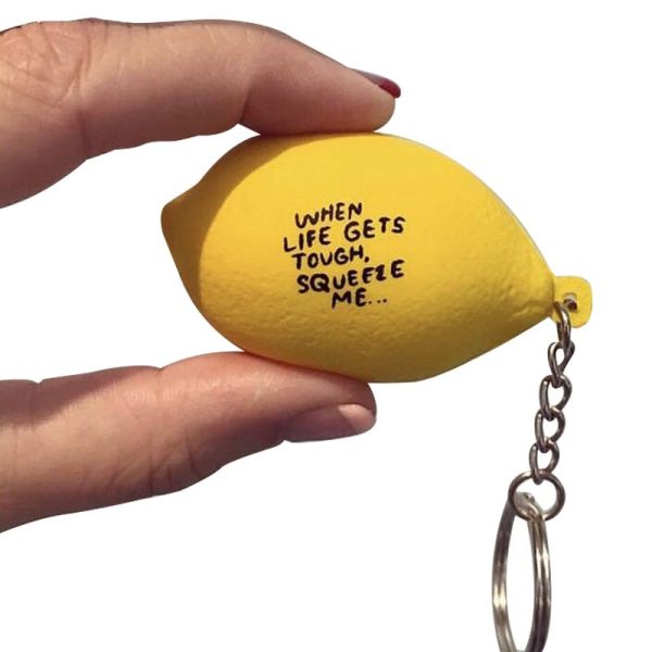 Limited Edition Lemon Stress Ball Keychain Online