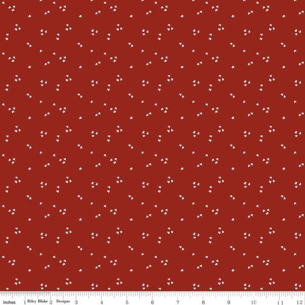 It Takes a Village - Shining Star in Fire Truck Red - Jennifer Long - C15466-FIRETRUCK - Half Yard Supply