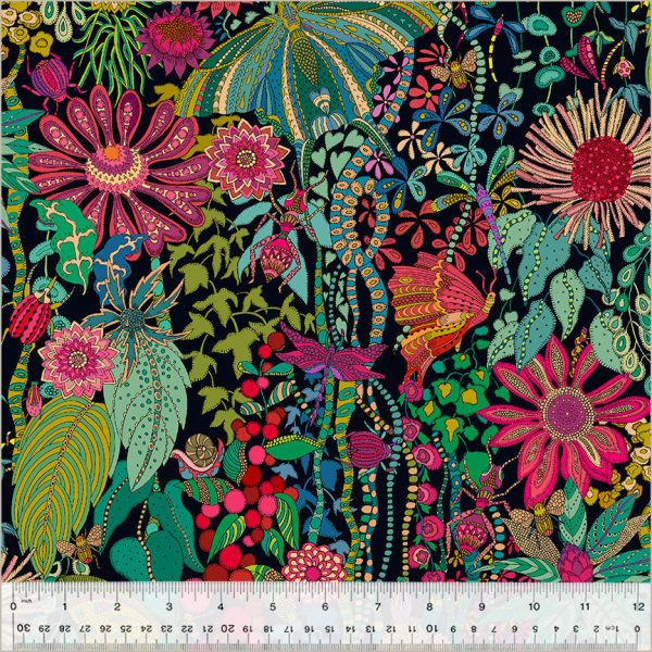 PREORDER: Twilight - Canvas - Twilight Dance - Sally Kelly - 54313C-1 - Half Yard Canvas Hot on Sale