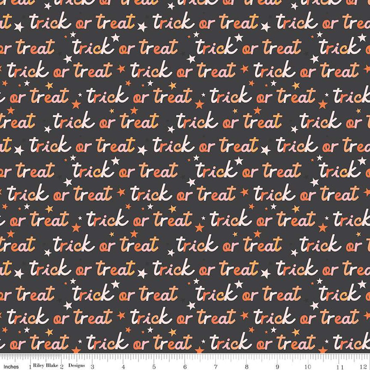 PREORDER – Hey Pumpkin – Trick or Treat in Charcoal – My Mind s Eye – C16034-CHARCOAL- Half Yard Cheap