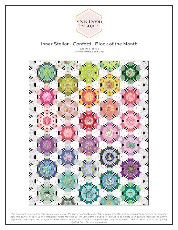 Inner Stellar CONFETTI - Quilt Pattern Addendum - It s Sew Jodi Discount